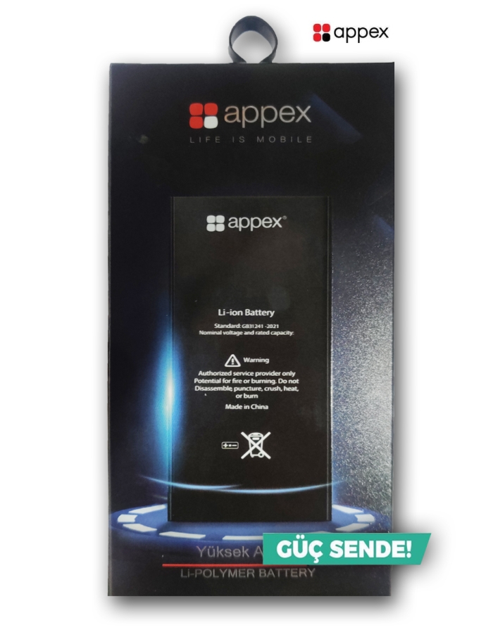 Appex iPhone 6 Güçlendirilmiş Batarya (2300MAH)