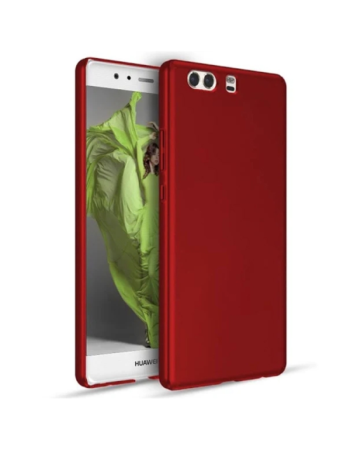 Huawei P10 Ruber Silikon Kılıf Yumuşak Renk Seçenekli Kırmızı