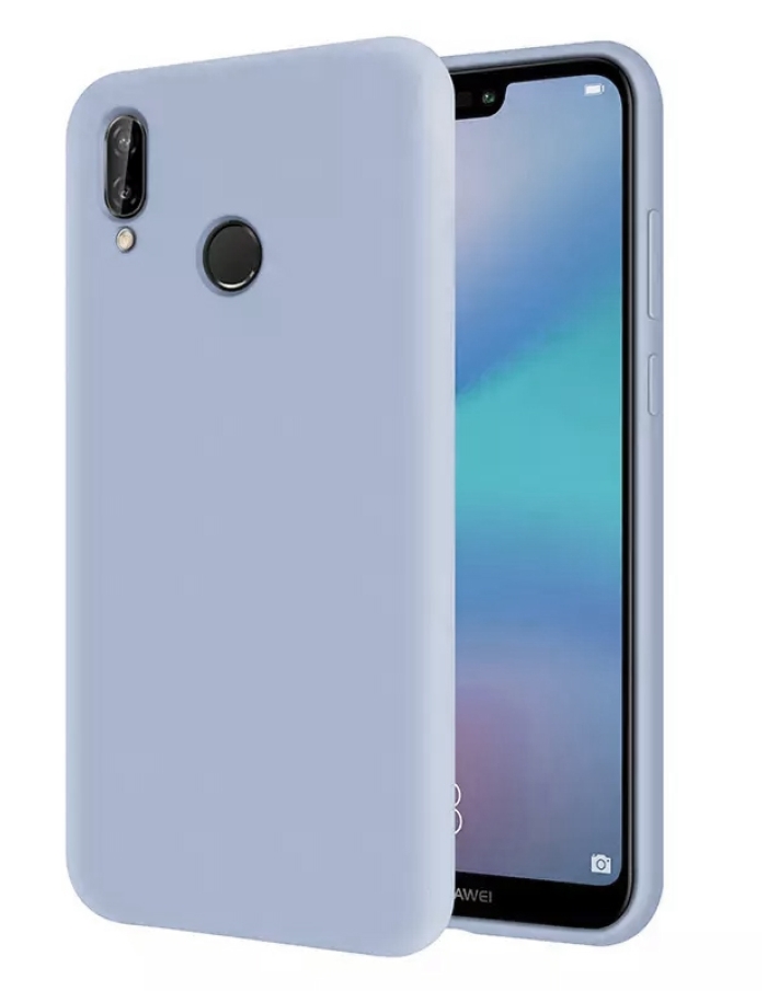 Huawei P20 Lite Lansman Sİlikon Kılıf Gri