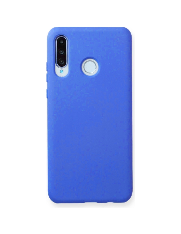 Huawei P30 Lite Silikon Kılıf Mavi