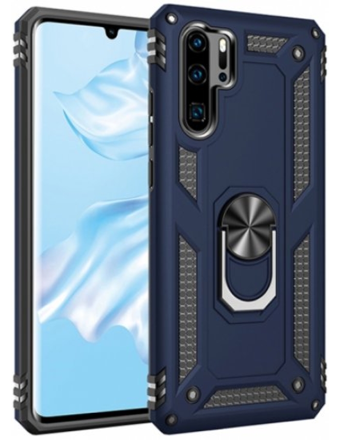 Huawei P30 Pro Zırhlı Tank Kırmızı Kılıf