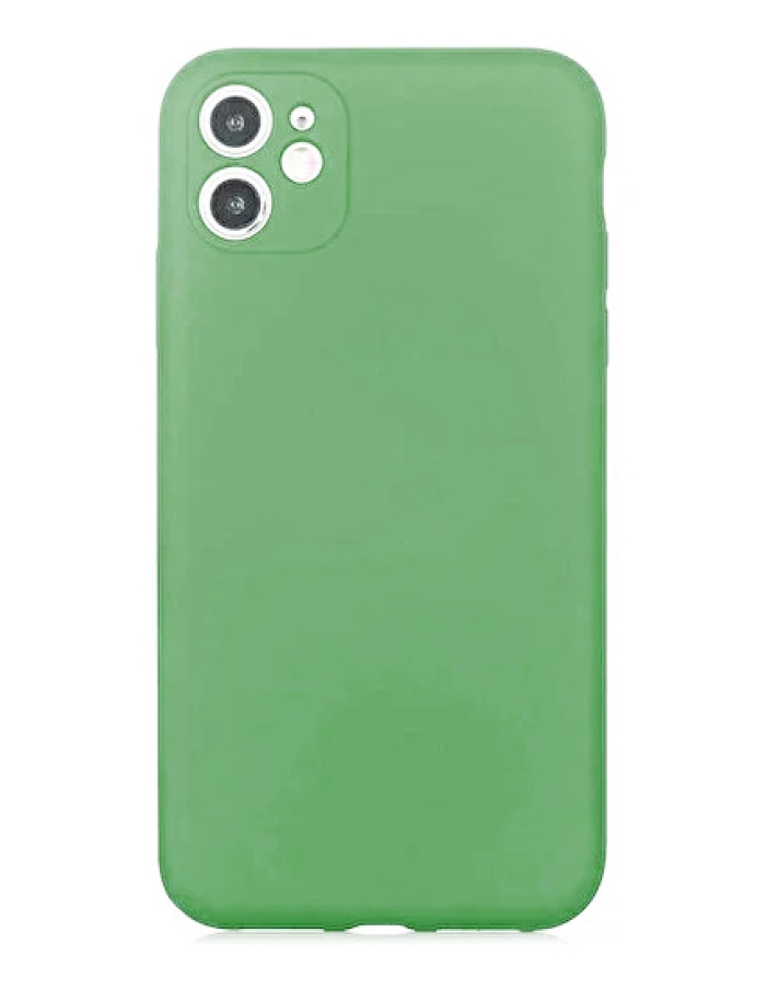 iPhone 11 Lens Korumalı Silikon Kılıf Tüm Renkler Yeşil