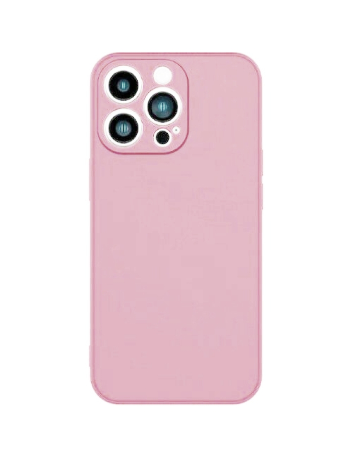 iPhone 12 Pro Max Lens Korumalı Silikon Kılıf Pembe