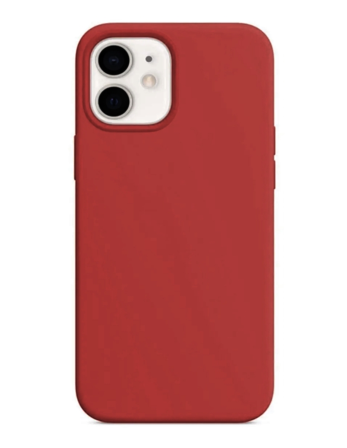 iPhone 12 Silikon Kılıf Kırmızı