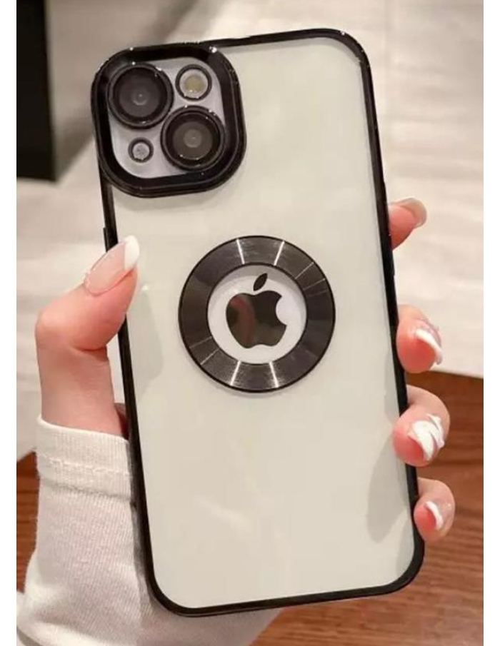 iPhone 14 Kamera Lens Koruyuculu Kılıf Siyah