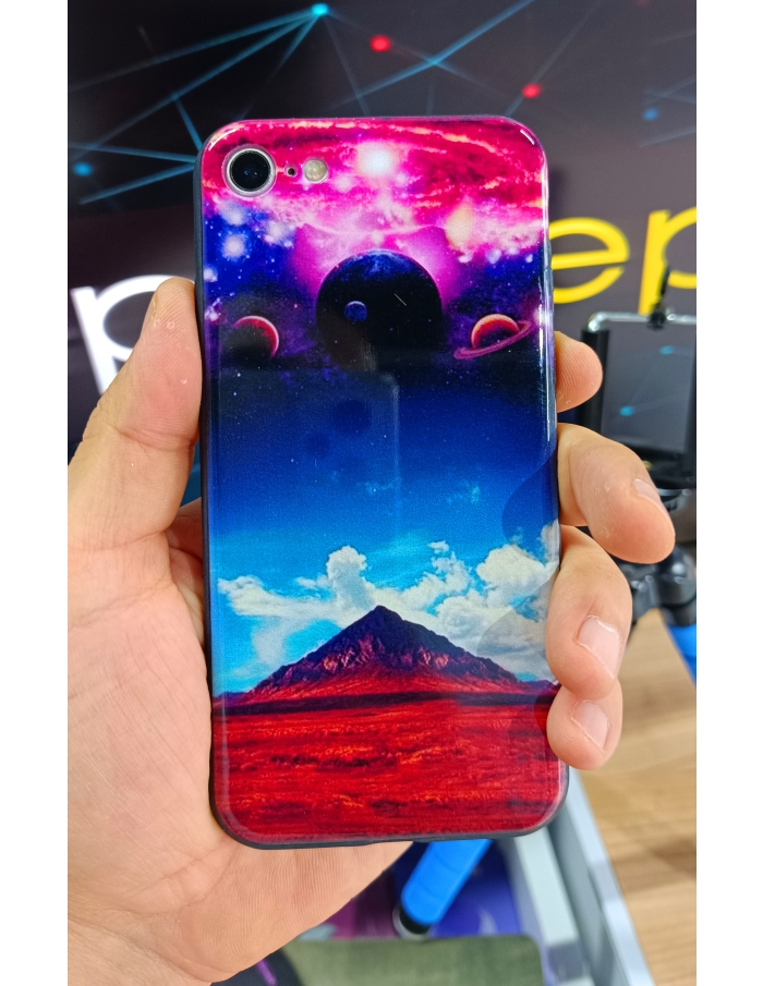 iPhone 7/iPhone 8 Uyumlu Renkli Baskılı Kılıf