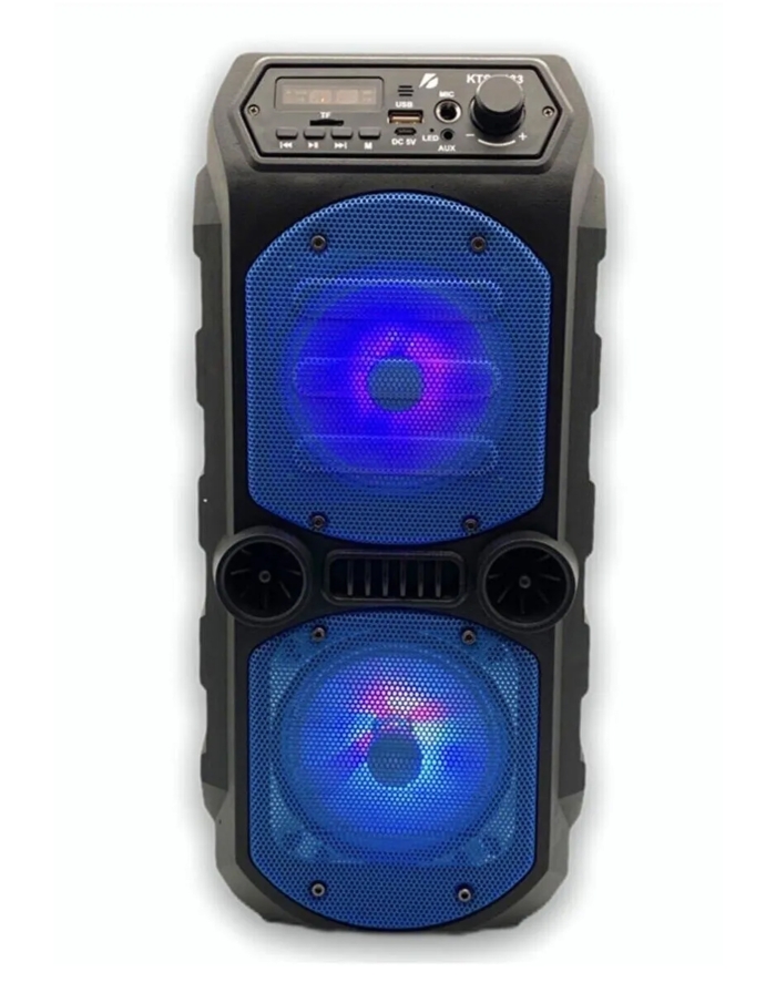 KTS-1083 LED Işıklı Kablosuz Taşınabilir Bluetooth Hoparlör 4x2