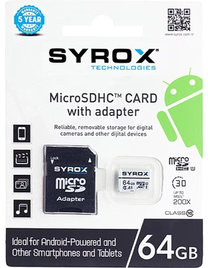 Micro Sd Card Adapter / Microsd Microsdhc Microsdxc 64gb Hafıza Kartı Adaptör Sd Kart