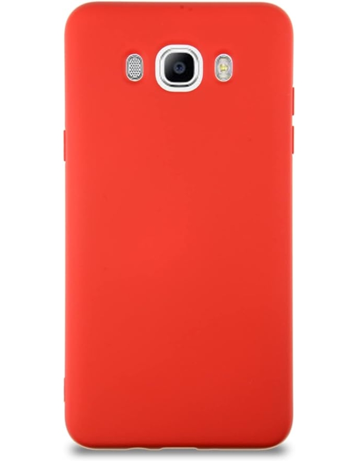 Samsung Galaxy J7 2016 Silikon Kılıf Kırmızı