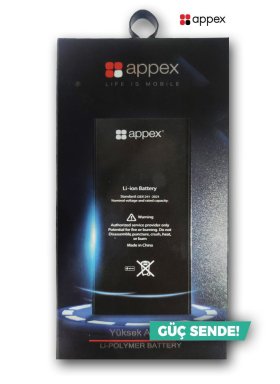 Appex iPhone 7 Güçlendirilmiş Batarya (2200Mah)
