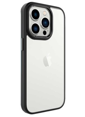 iPhone 13 Pro Krom Lens ve Tuş Korumalı Çerçeveli Kılıf