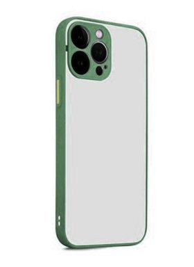 iPhone 13 Pro Max Kamera Korumalı Şeffaf Çerçeveli Kılıf