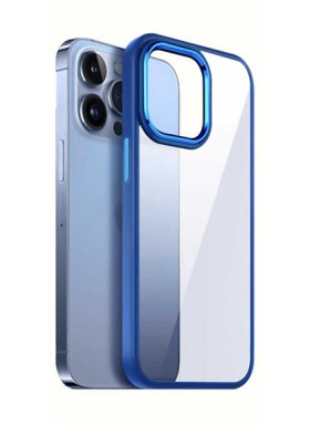 iPhone 13 Pro Max Krom Lens ve Tuş Korumalı Çerçeveli Kılıf
