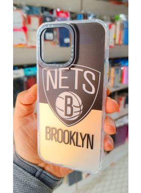 iPhone 14 Pro Max Kılıf NBA Baskılı Desenli Parıldayan Kılıf