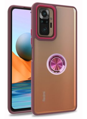 Xiaomi Redmi Note 10 Pro Yüzüklü Flora Kılıf