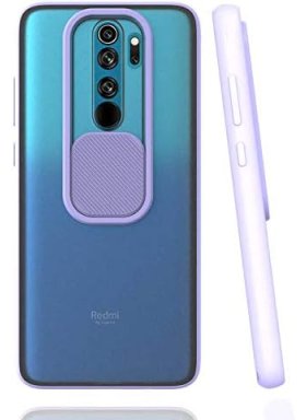 Xiaomi Redmi Note 8 Pro Kamera Korumalı Sürgülü Kılıf