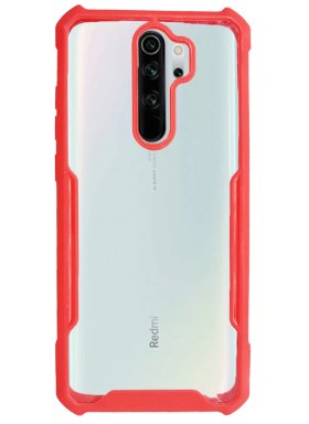 Xiaomi Redmi Note 8 Pro Şeffaf Cam görünümlü kılıf