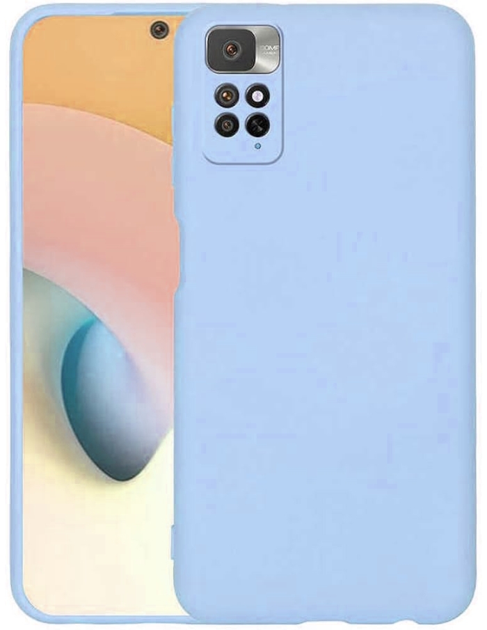 Xiaomi Redmi Note 11S/Note 11 İçi Kadife silikon kılıf Mavi