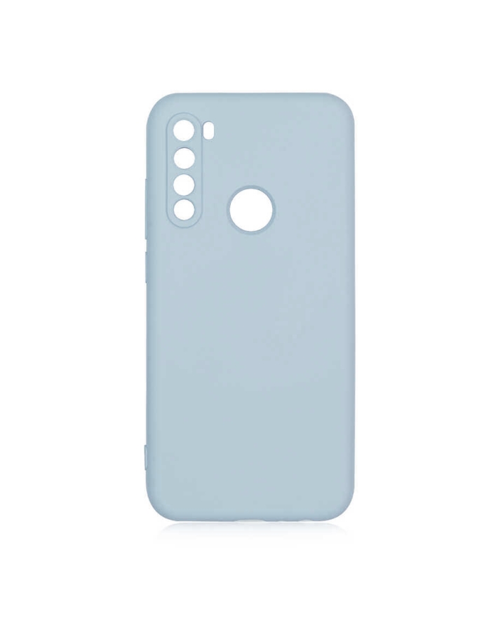 Xiaomi Redmi Note 8 Lansman içi kadife silikon kılıf Mavi