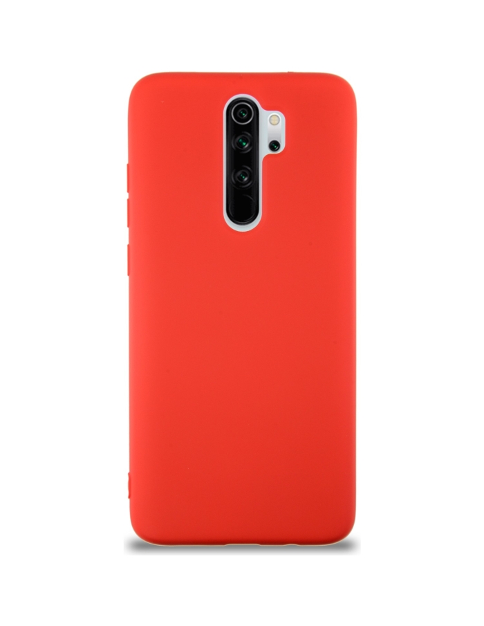 Xiaomi Redmi Note 8 Pro Lansman Silikon Renkli Kılıf Kırmızı