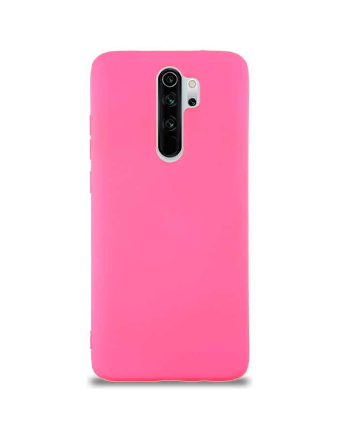 Xiaomi Redmi Note 8 Pro Lansman Silikon Renkli Kılıf Neon Pembe