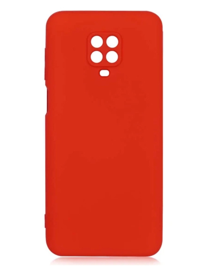 Xiaomi Redmi Note 9 Renkli Silikon Kılıf Kırmızı